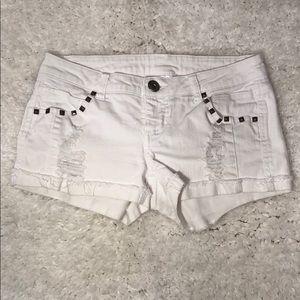 White Shorts